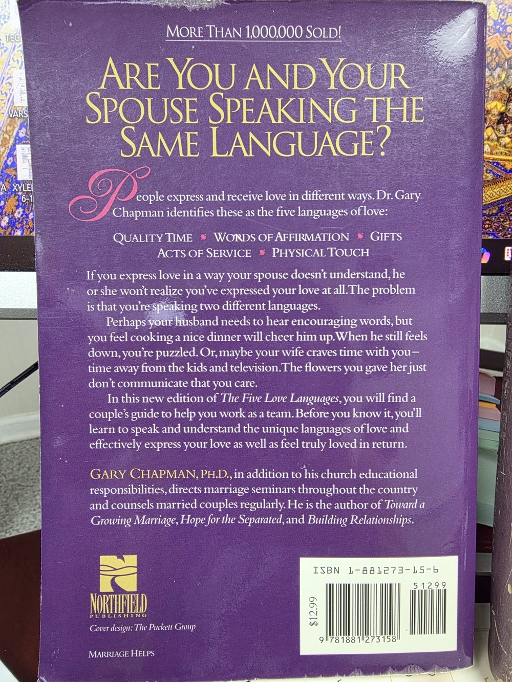 ​Lot of 2 Gary Chapman relationship books focused on communication